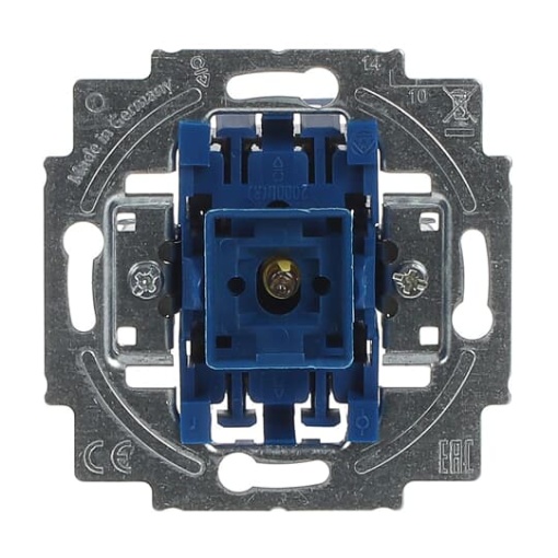 Rocker control switch Two-way switch with N for 1 rocker, Neon lampOrange 10 A