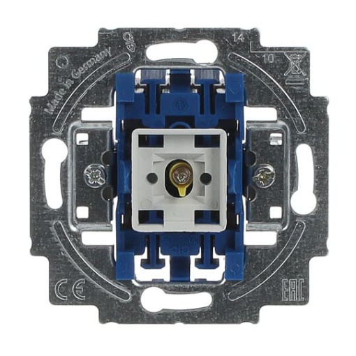 Rocker control switch Two-way switch for 1 rocker, Neon lampOrange 16 A