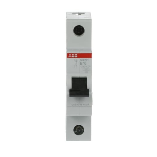 Miniature Circuit Breaker - SH200 - 1P - 16 A - B - AC 6 kA