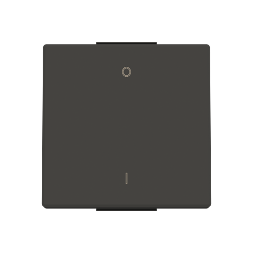 Rocker Characters 0 and 1 for Switchpush button, Single rocker Black - Sky Niessen