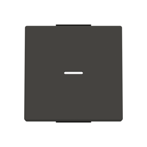 Rocker Without imprint for Switchpush button, Single rocker Black - Sky Niessen