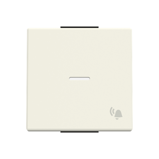 Rocker Symbol "bell" for Switchpush button, Single rocker White - Sky Niessen