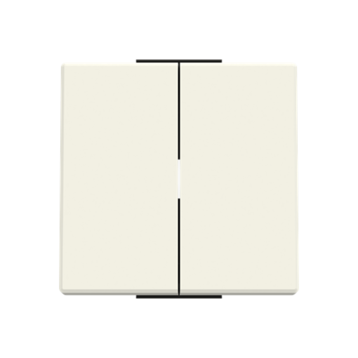 Rocker Without imprint for Switchpush button, Two-part rocker White - Sky Niessen