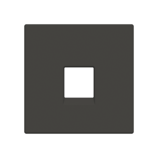 Cover plate Data connection 1 gang Black - Sky Niessen