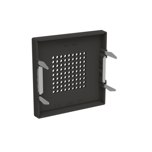 Cover plate Loudspeaker Central cover plate Black - Sky Niessen