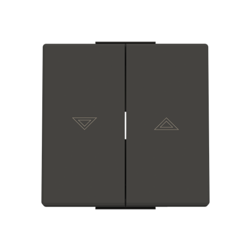 Rocker Symbol "arrows" for Venetian blind Two-part rocker Black - Sky Niessen