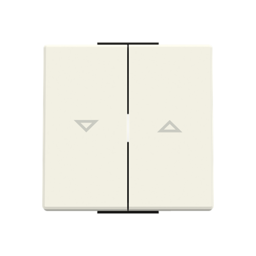 Rocker Symbol "arrows" for Venetian blind Two-part rocker White - Sky Niessen