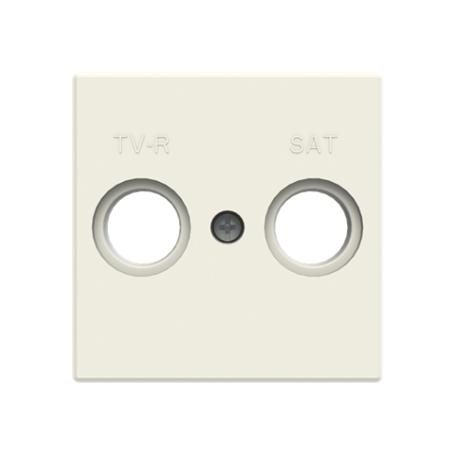 Cover plate SAT 1 gang White - Sky Niessen