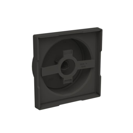 Cover plate Without imprint for Dimmer Turn button Black - Sky Niessen