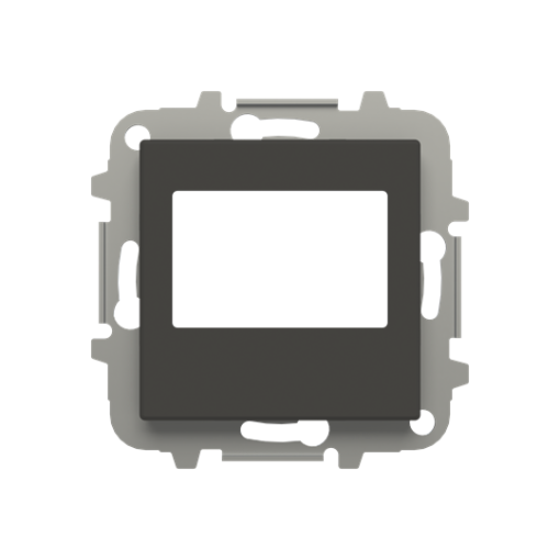 Cover plate Radio receiver Central cover plate Black - Sky Niessen