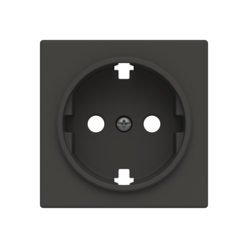 Cover socket outlet Without imprint Black - Sky Niessen
