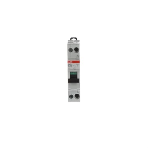 Miniature circuit breaker - SN201 - 1PN - 20 A - D - 230 V 6 kA