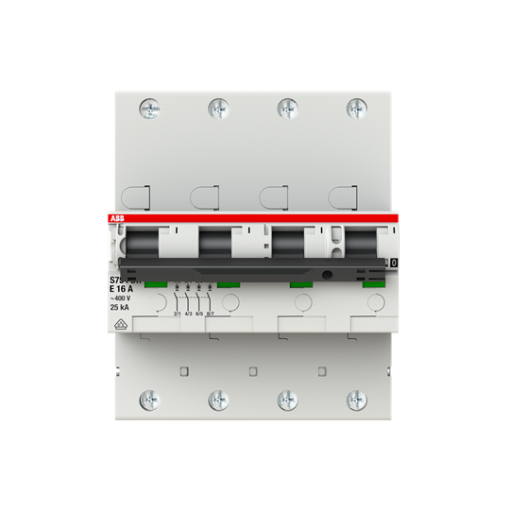 S754DR-E16 sel. main CB E-Char.,25kA,16A,4P