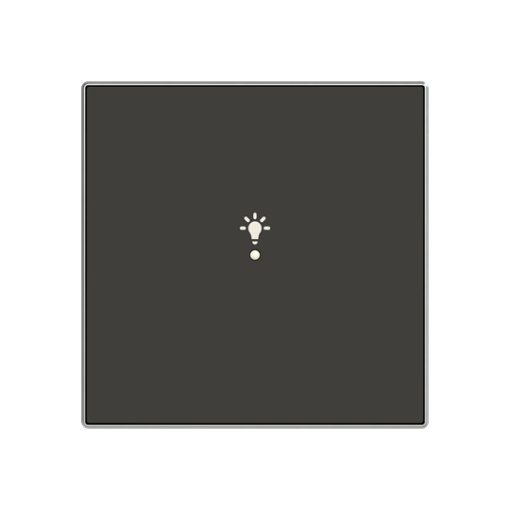 SRL-1-85NS - Cover plate - freehome  KNX 1-gang sensors - Switch - Soft Black