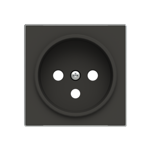 Cover socket outlet Without imprint Black - Sky Niessen