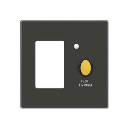 Cover plate Central cover plate Black - Sky Niessen