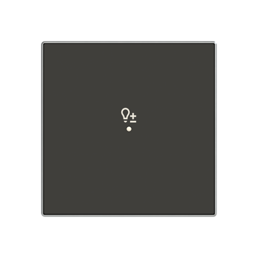 SRD-1-85NS - Cover plate - freehome  KNX 1-gang sensors - Dimmer - Soft Black