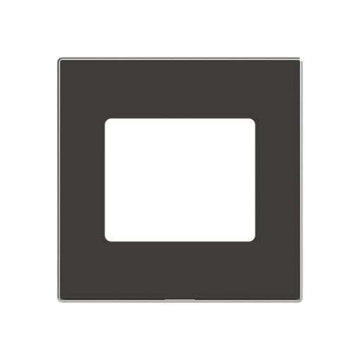 Cover sound Sound control Central cover plate Black - Sky Niessen