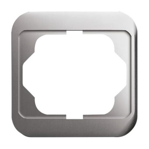 Cover frame 1-gang platinum - alpha nea