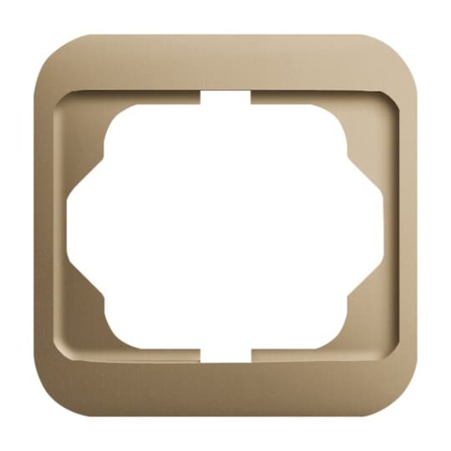 Cover frame 1-gang bronze - alpha nea