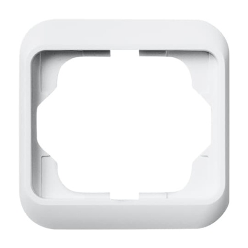 Cover frame 1-gang studio white - alpha nea