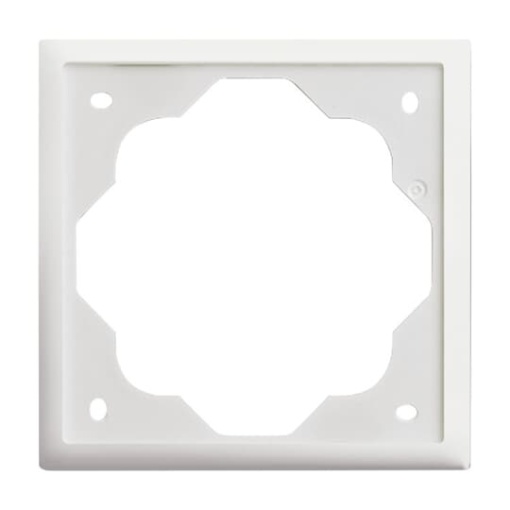 Cover frame 1-gang studio white matt - impuls