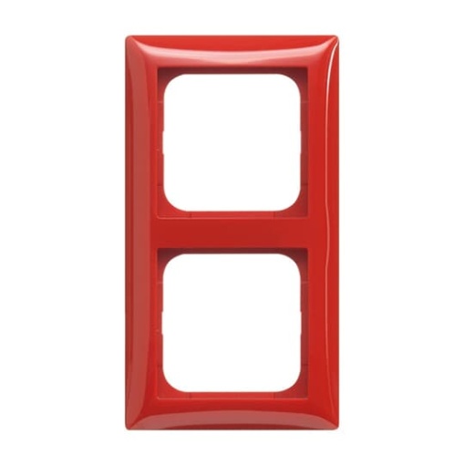 Cover frame 2-gang red - Busch-balance SI