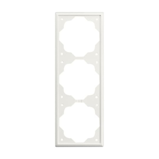 Cover frame 3-gang alpine white - impuls