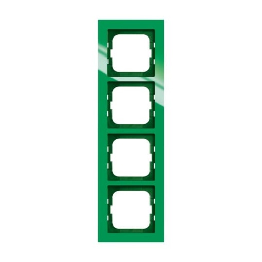Cover frame 4-gang green - Busch-axcent