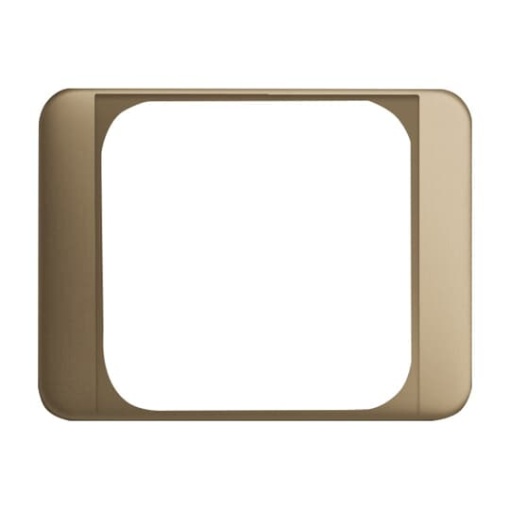 Cover plate 50x50 mm Telecommunication inserts bronze - alpha