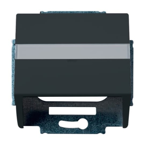 Cover plate with labelling field For data connection housing anthracite - Platform 63