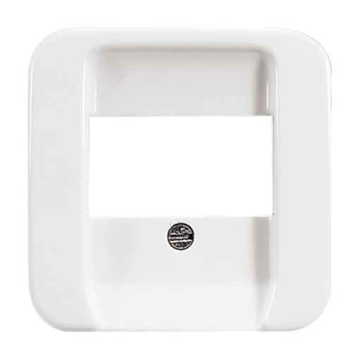 Cover plate TDO 1 gang alpine white - Reflex SI