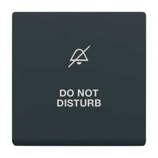 Rocker with legend DND for Switchpush button, Single rocker anthracite - Platform 63