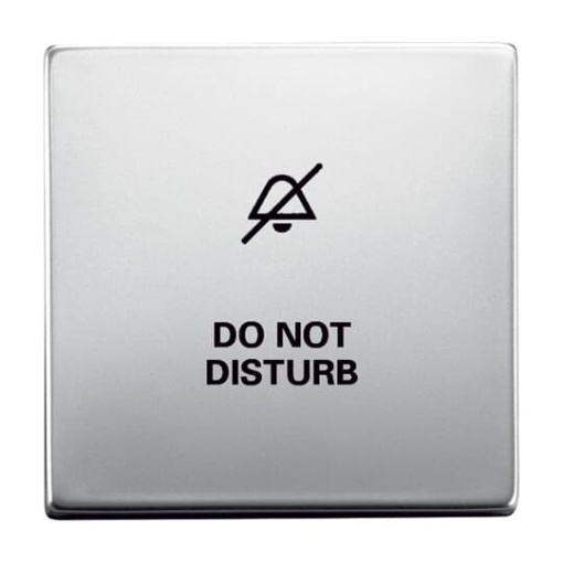 Rocker with legend DND for Switchpush button, Single rocker stainless steel - Pure Stainless Steel