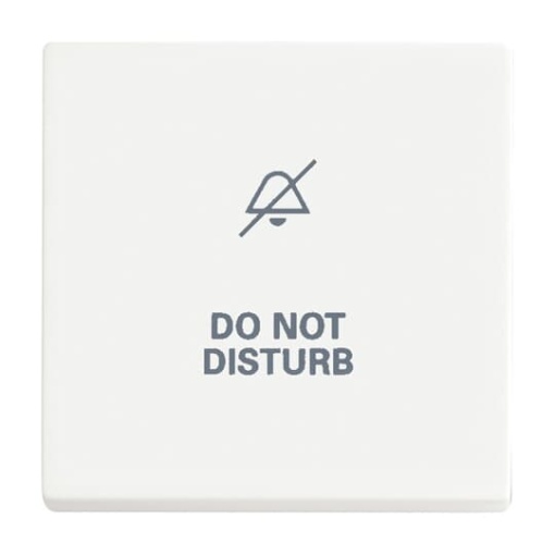 Rocker with legend DND for Switchpush button, Single rocker studio white matt - Platform 63