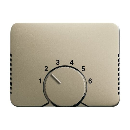 Cover plate with legend Characters 1 ... 6 for Thermostat Turn button other - alpha