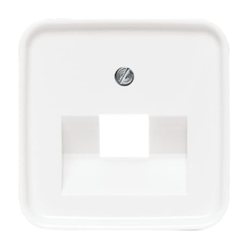 Cover plate UAEIAE ISDN 1 gang alpine white - Reflex SI
