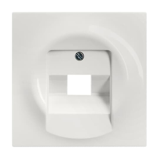 Cover plate UAEIAE ISDN 1 gang alpine white - impuls