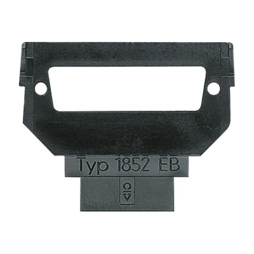 Socket Fixing Plate D-sub-miniature 1 gang anthracite - Platform 63