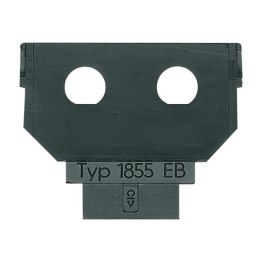 Socket Fixing Plate BNCTNC 2 gang anthracite - Platform 63
