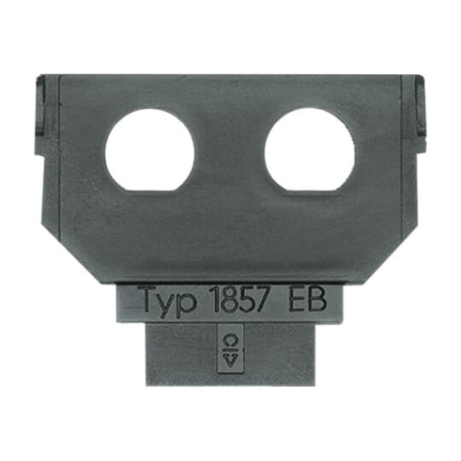 Socket Fixing Plate BNCTNC 2 gang anthracite - Platform 63