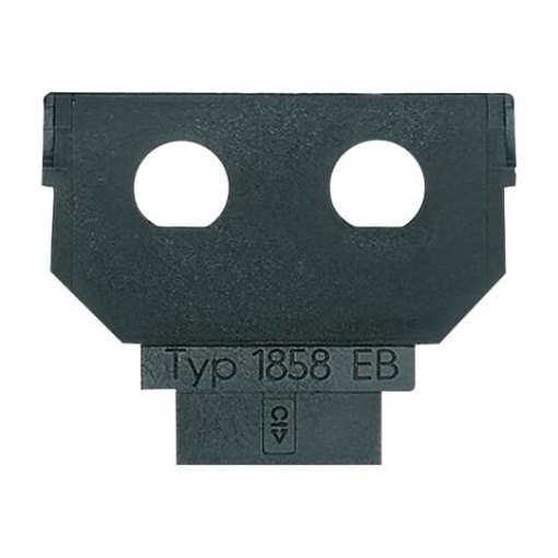 Socket Fixing Plate BNCTNC 2 gang anthracite - Platform 63