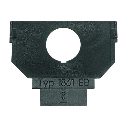 Socket Fixing Plate Communication devices 1 gang anthracite - Platform 63