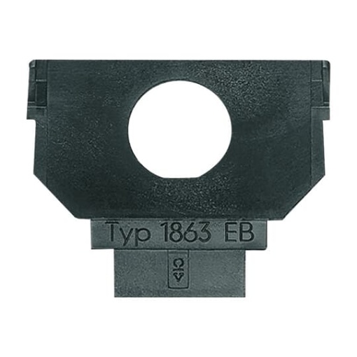 Socket Fixing Plate Communication devices 1 gang anthracite - Platform 63