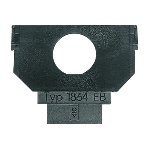 Socket Fixing Plate Twinax 1 gang anthracite - Platform 63