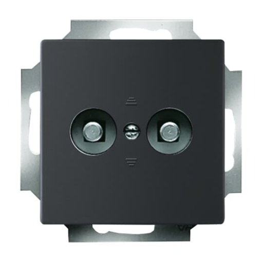 Equipotential socket insert black matt - Platform 63