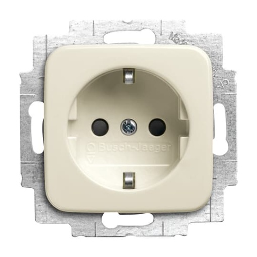 Busch-steplight SCHUKO socket insert Safety Shutter with LED Night light White white - Busch-Duro 2000 SI