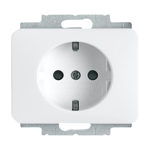 SCHUKO socket insert Safety Shutter studio white - alpha