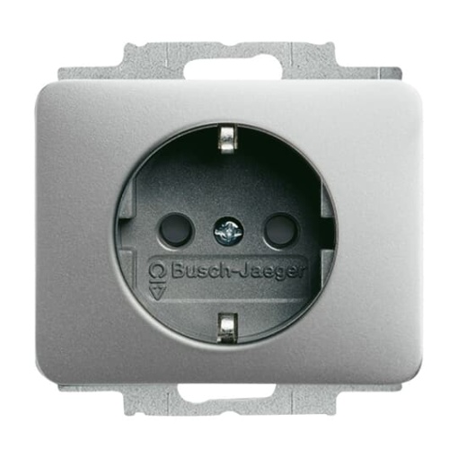 SCHUKO socket insert Safety Shutter titanium - alpha