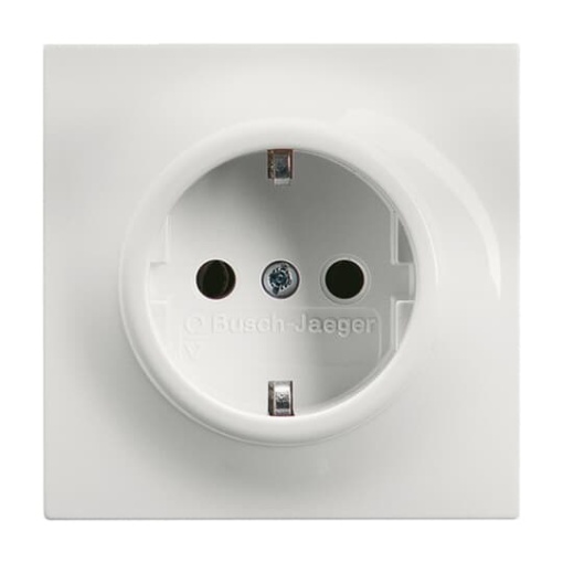 SCHUKO socket insert Safety Shutter alpine white - impuls